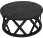 Cali Solid Wooden Coffee Table in Black by Libra | Style Our Home