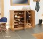 Baumhaus Mobel Oak Extra Large Shoe Cupboard - Style Our Home