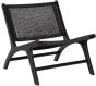 Lazy Loom Black Lounge Chair by DTP Interiors | Style Our Home