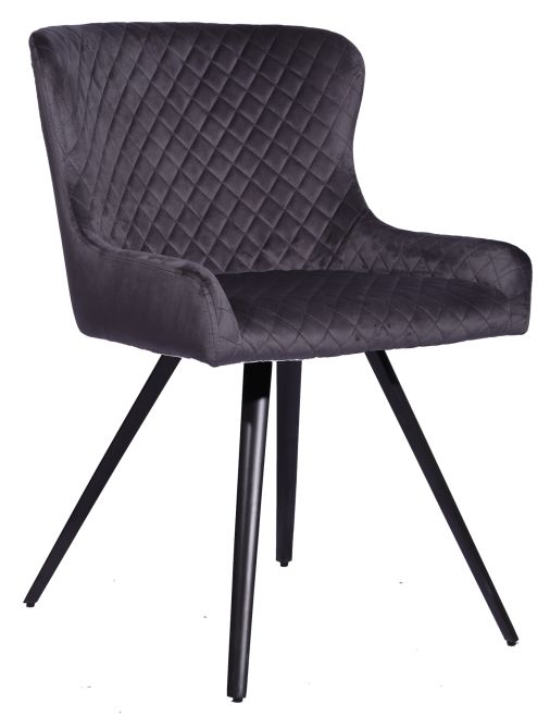 Alpha Dining Chair Grey Velvet by Classic Furniture | Style Our Home