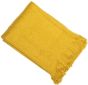 Faux Thick Mohair Throw Mustard by Malini | Style Our Home