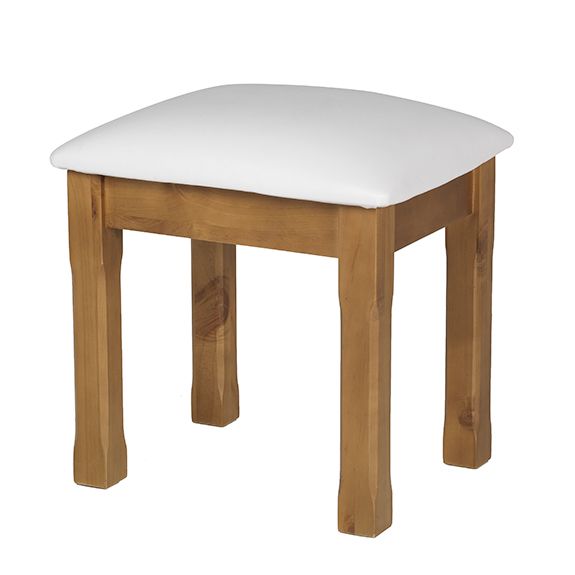 Henley Pine Dressing Table Stool by Heritance Furniture | Style Our Home