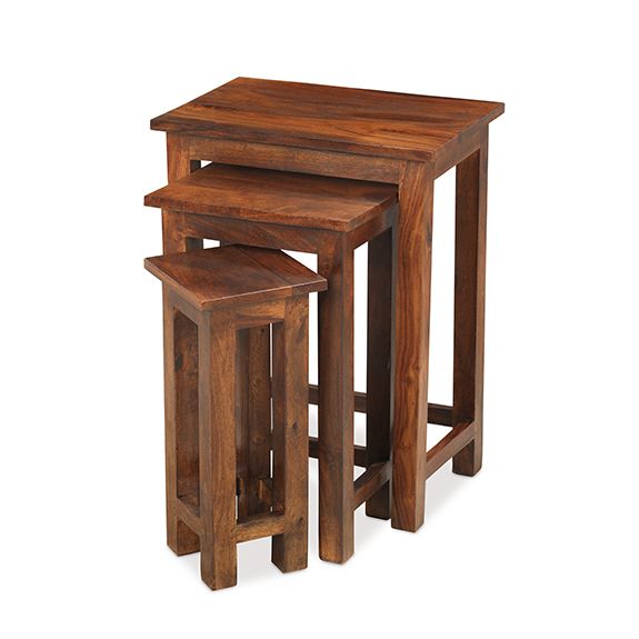 Jali Living Chunky Nest of 3 Tables by Heritance Furniture | Style Our Home