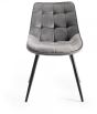 Tivoli Weathered Oak 4-6 Seater Table & 4 Seurat Grey Velvet Chairs by Bentley Designs | Style Our Home