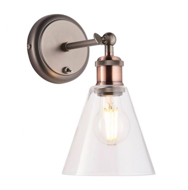 Borealis Wall Light Clear Shade by Creative Lighting | Style Our Home
