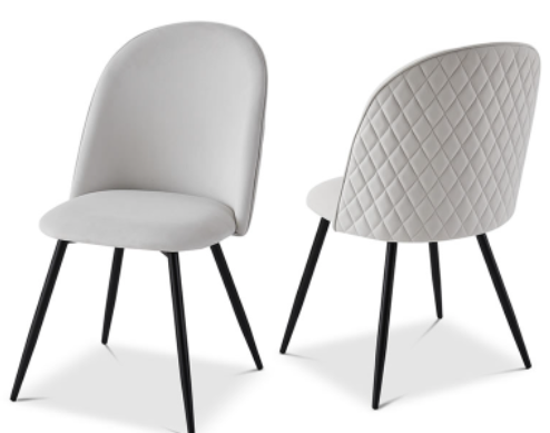 Soho Dining Chair in Cream (set of 2) by Berkeley Designs | Style Our Home 