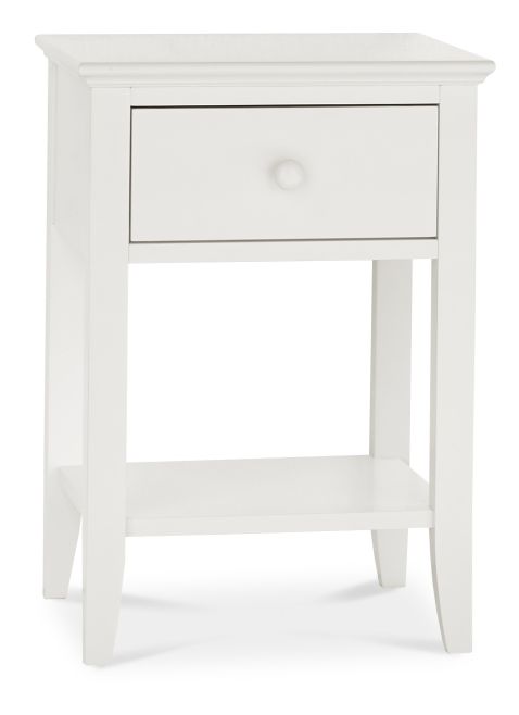 Ashby White 1 Drawer Nightstand - Style Our Home