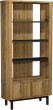 Vega Rustic Oak & Peppercorn Display Unit by Bentley Designs | Style Our Home