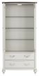 Montreux Grey Washed Oak & Soft Grey Display Cabinet