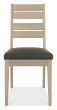 Oakham Dark Grey & Scandi 6-8 Seater Table & 6 Scandi Oak Chairs in Dark Grey Bonded Leather by Bentley Designs | Style Our Home
