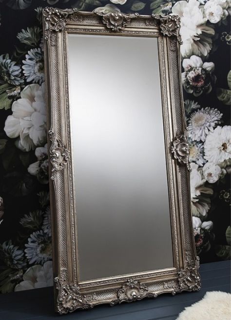 Stretton Silver Leaner Mirror - Style Our Home