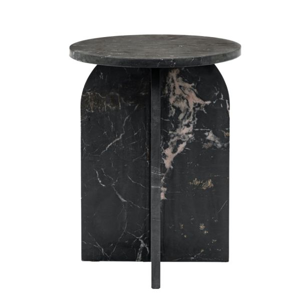 Nerano Black Marble Side Table by Gallery Living | Style Our Home