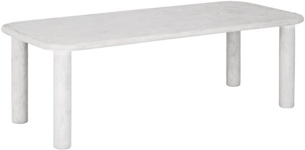 Clio 230cm Chalk Rectangular Dining Table by DTP Interiors | Style Our Home