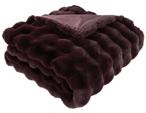 Soft Bubble Thr In Faux Rabbit Aub by Malini | Style Our Home