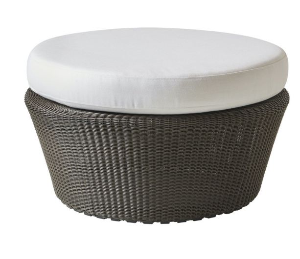 Kingston Large Mocca Footstool by Cane-line | Style Our Home 