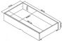 Ashby White Underbed Storage Drawer - Style Our Home