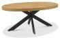 Ellipse Rustic Oak Large Coffee Table by Bentley Designs | Style Our Home
