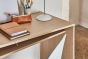 Mitch Light Oak (Melamine) / Pure White Desk | Style Our Home
