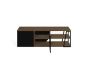 Albi Walnut / Black Metal Tv Stand 145 | Style Our Home
