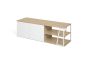 Albi Light Oak / White Metal Tv Stand 145 | Style Our Home
