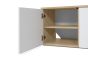 Albi Light Oak / White Metal Tv Stand 145 | Style Our Home
