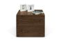 Aurora Walnut (Veneer) Night Table 2 Drawers | Style Our Home
