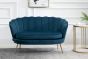 Ariel Blue 2 Seater Sofa