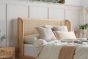 135cm Astrid Rattan Bed Oak by Birlea | Style Our Home