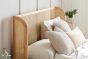 135cm Astrid Rattan Bed Oak by Birlea | Style Our Home