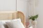 135cm Astrid Rattan Bed Oak by Birlea | Style Our Home