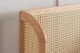 135cm Astrid Rattan Bed Oak by Birlea | Style Our Home
