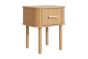 Axel 1 Drawer Fluted Bedside Oak by Birlea | Style Our Home