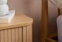 Axel 1 Drawer Fluted Bedside Oak by Birlea | Style Our Home