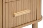 Axel 2 Drawer Fluted Bedside Oak by Birlea | Style Our Home