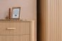 Axel 6 Drawer Fluted Chest Oak by Birlea | Style Our Home