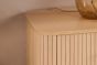 Axel 6 Drawer Fluted Chest Oak by Birlea | Style Our Home