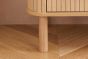 Axel 5 Drawer Fluted Chest Oak by Birlea | Style Our Home
