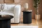 Axel Fluted Side Table Black by Birlea | Style Our Home