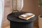 Axel Fluted Side Table Black by Birlea | Style Our Home