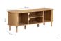 Axel Fluted Tv Unit Oak by Birlea | Style Our Home