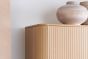 Axel 2 Door 1 Drawer Fluted Wardrobe Oak by Birlea | Style Our Home