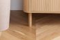 Axel 2 Door 1 Drawer Fluted Wardrobe Oak by Birlea | Style Our Home
