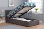 Berlin Brown Single Ottoman Bed