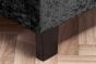 Berlin Black Crushed Velvet Single Ottoman Bed