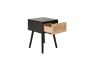 Croxley 1 Drawer Rattan Bedside Black by Birlea | Style Our Home
