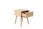 Croxley 1 Drawer Rattan Bedside Oak by Birlea | Style Our Home
