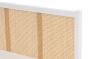 135cm Croxley Rattan Bed White by Birlea | Style Our Home