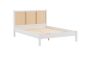 150cm Croxley Rattan Bed White by Birlea | Style Our Home