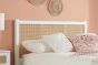 150cm Croxley Rattan Bed White by Birlea | Style Our Home