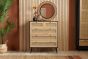 Croxley 5 Drawer Rattan Chest Black by Birlea | Style Our Home